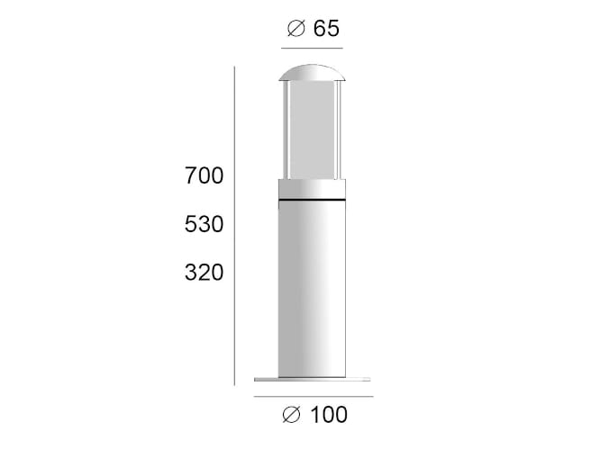 Алюминиевый светодиодный светильник для общественных мест BEL-LIGHTING Nobus ARCH-00093124 - Вид №2