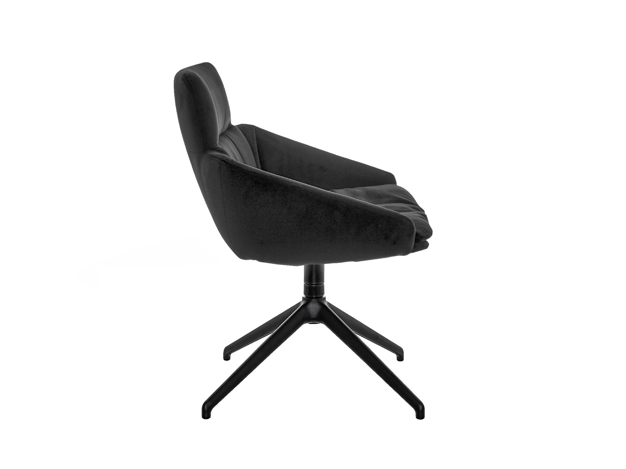 Мягкое вращающееся кресло с низкими подлокотниками KFF Faye ARCH-00087709 - Вид №1