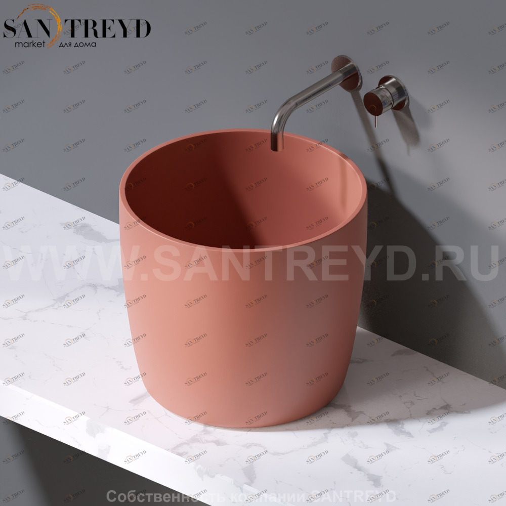 L106.142 Накладная раковина на столешницу  овальная A. e T. Italia PILLAR AeT ITALIA