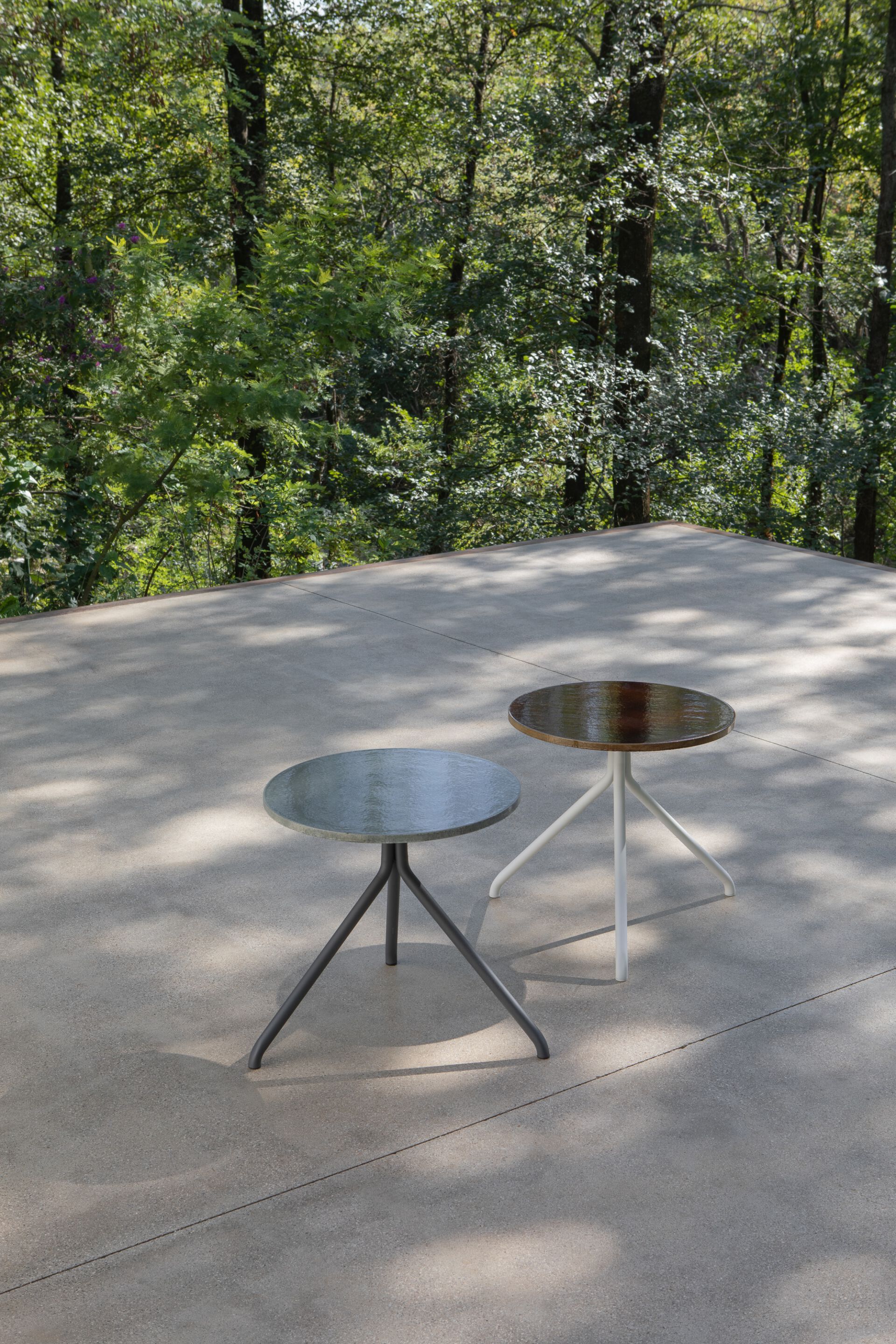 Высокий круглый садовый столик Atmosphera трио ARCH-00101365 - Вид №12