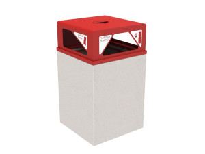 Бетонные стойки для мусора для утилизации отходов