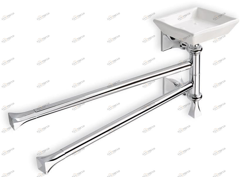 Stilhaus Мыльница / полотенцедержатель из хромированной латуни Prisma Pr 18 Stil Haus