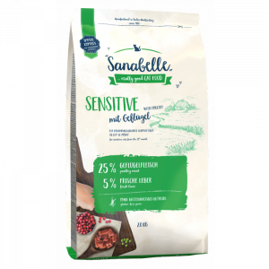 УТ0008945 Корм для кошек Sensitive с птицей сух. 2кг SANABELLE