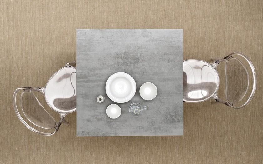 Calligaris Квадратный стол из стали и дерева  Cs/4078-fqml 80  - Вид №1