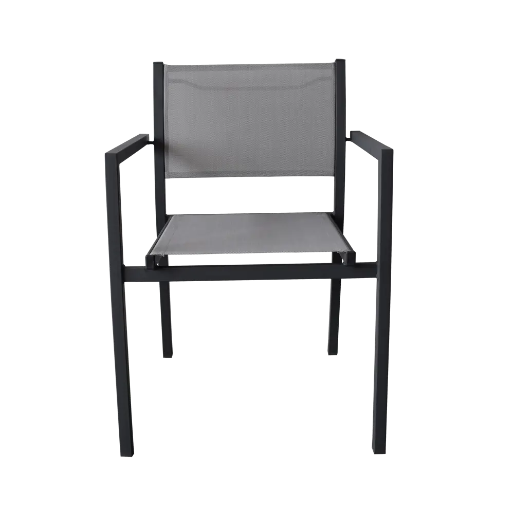 Кресло садовое Steel 55x80x55 см сталь/текстилен антрацит 82558754 STLM-2126510 Santreyd  - Вид №2