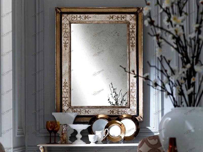 Grifoni Silvano Зеркало прямоугольное в раме sun-id-1395998