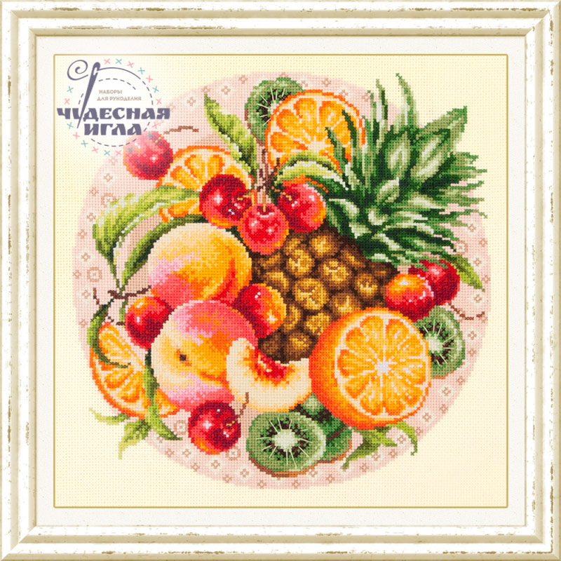 054-04 Экзотический микс Набор для вышивания Чудесная Игла 27 х 27 см Чудесная игла 