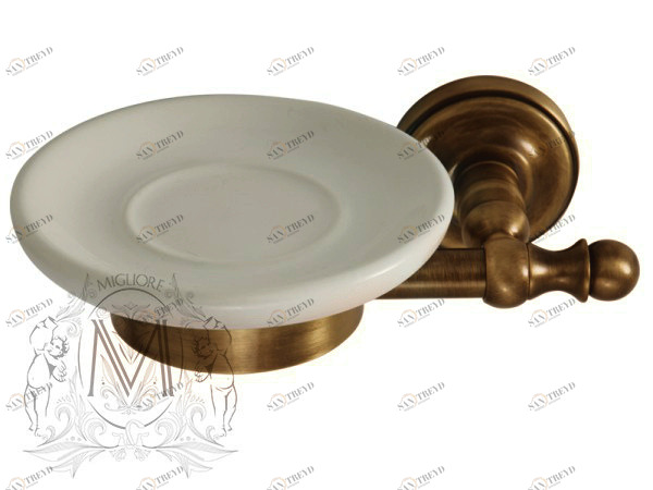 Мыльница MIGLIORE Mirella ML.MRL-M061BT - тосканская бронза ML.MRL-M061.BT