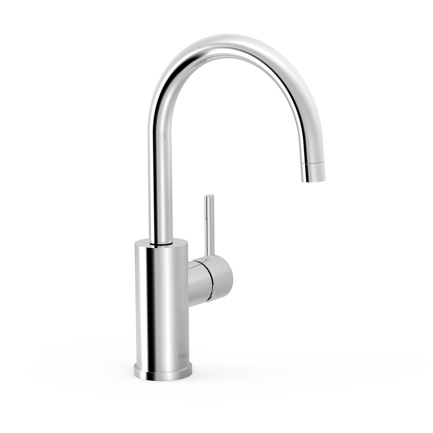 Смеситель для раковины LEX-ALP с одной ручкой и боковой ручкой-20340301 TRES