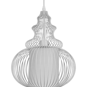 Светильник Globo 1xE27x40 Вт, 30 см, цвет белый 18737781 STLM-2152406
