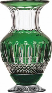 10556013 St. Louis Ваза St. Louis "Томми" 25см (зелёная) Хрусталь