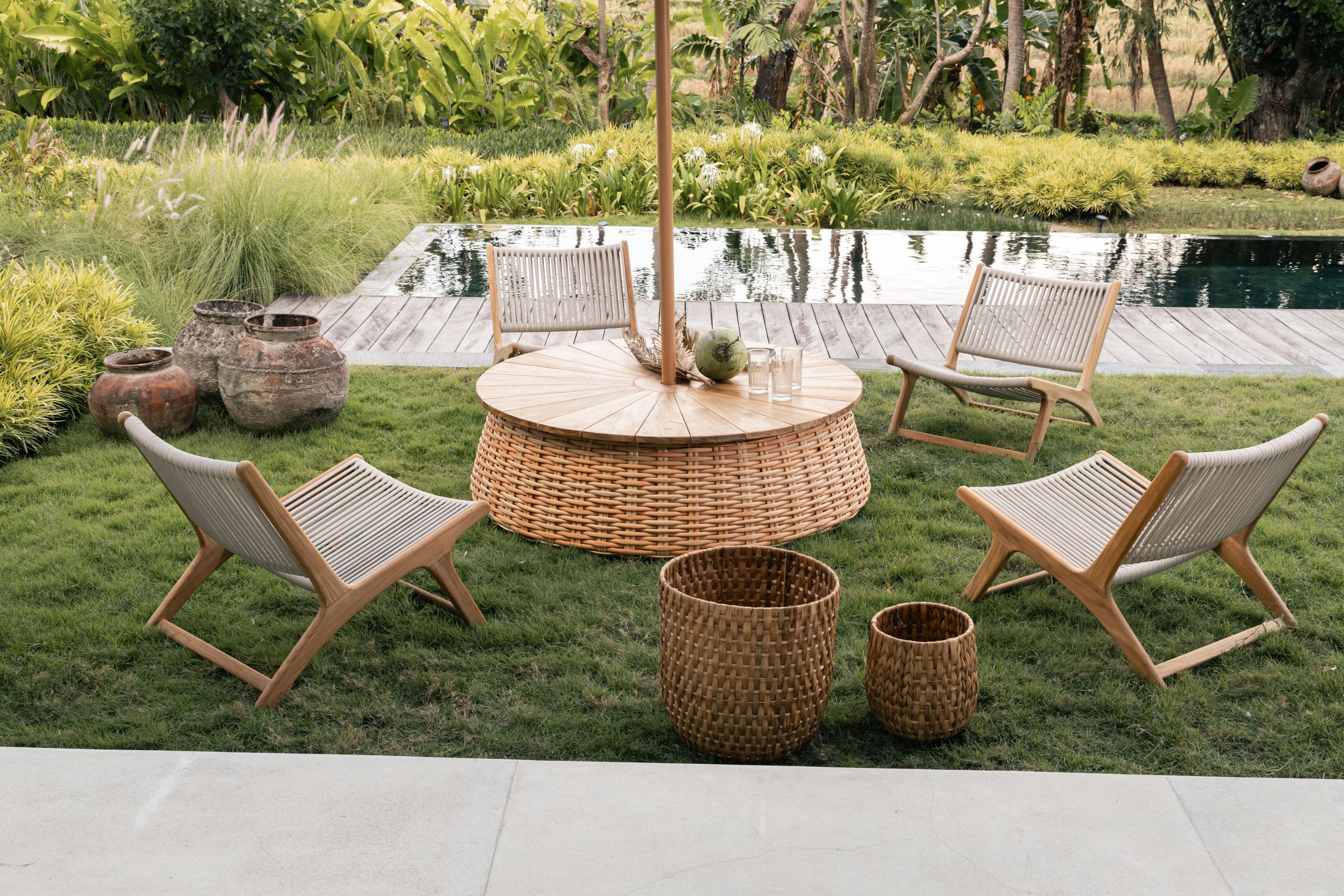 Садовое кресло из алюминия и синтетического волокна cbdesign Vienna Relax ARCH-00051135 - Вид №8