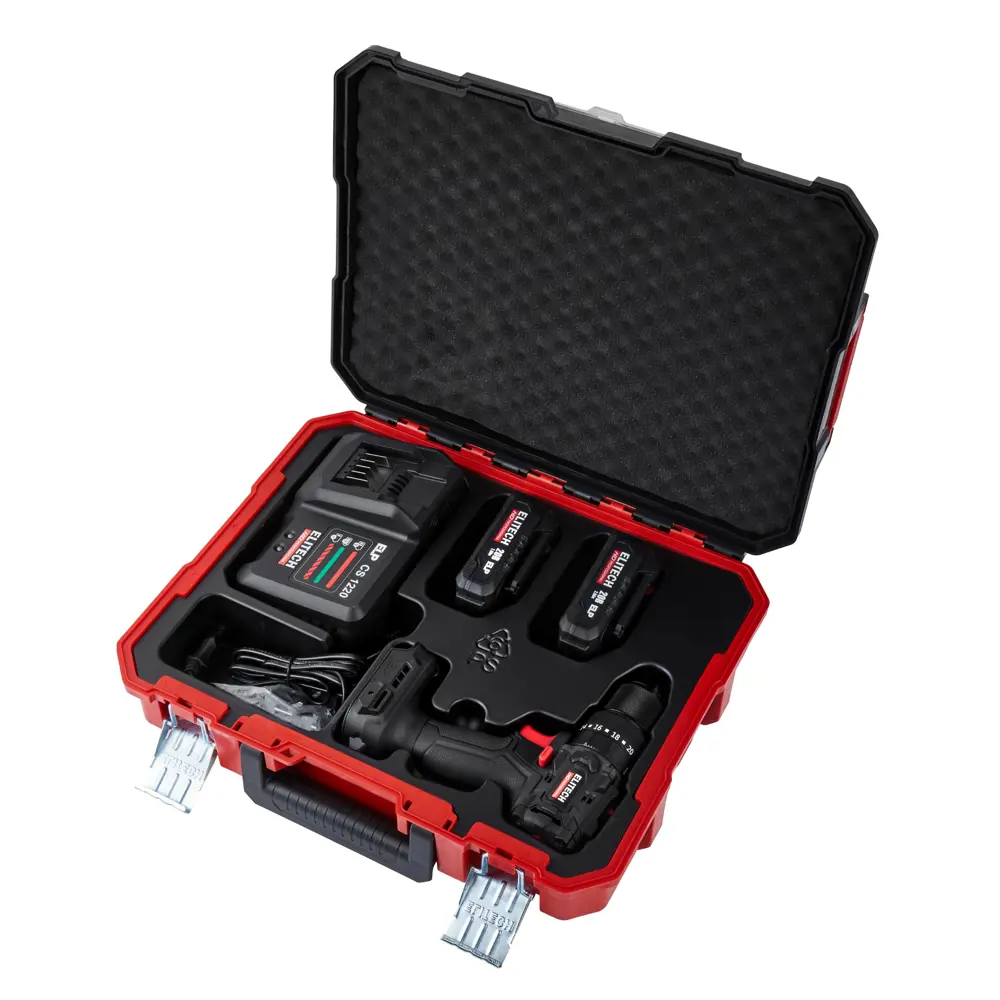 Аккумуляторная дрель-шуруповерт ELITECH HD 20V с двумя скоростями 89375682 STLM-1466981