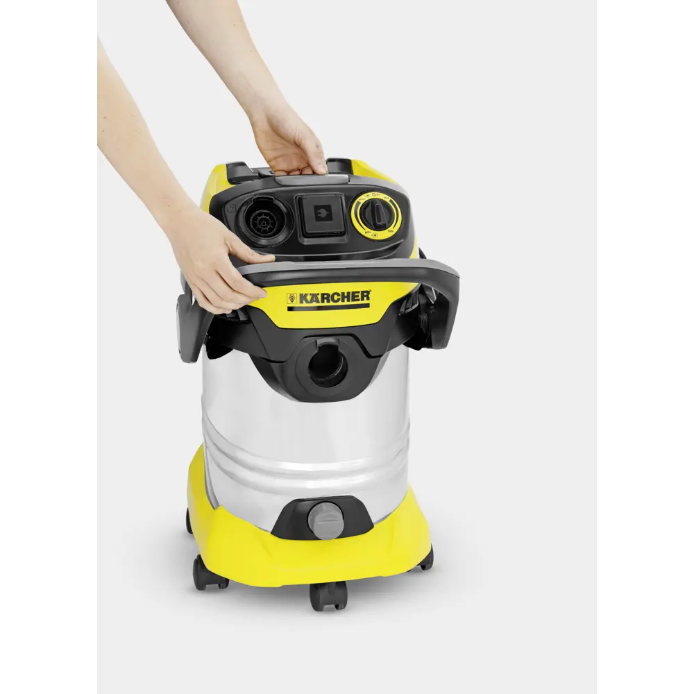 Пылесос строительный Karcher WD 6 P Premium, 1300 Вт, 30 л STLM-2108686 - Вид №7