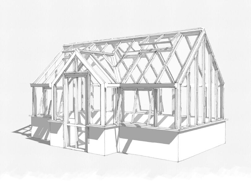 Алюминиевая Садовая теплица VANSTA розы ARCH-00051751 - Вид №5