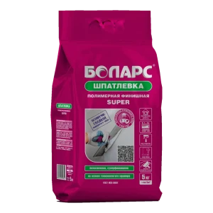 Суперфинишная шпатлевка Боларс Финишная Super полимерная 5 кг