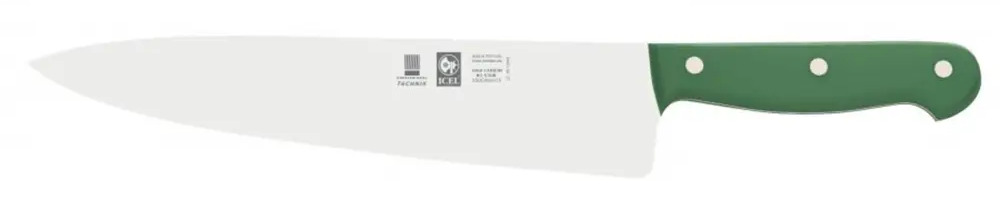 91308485 Нож поварской ICEL 250/390 мм. Шеф зеленый STLM-0887927