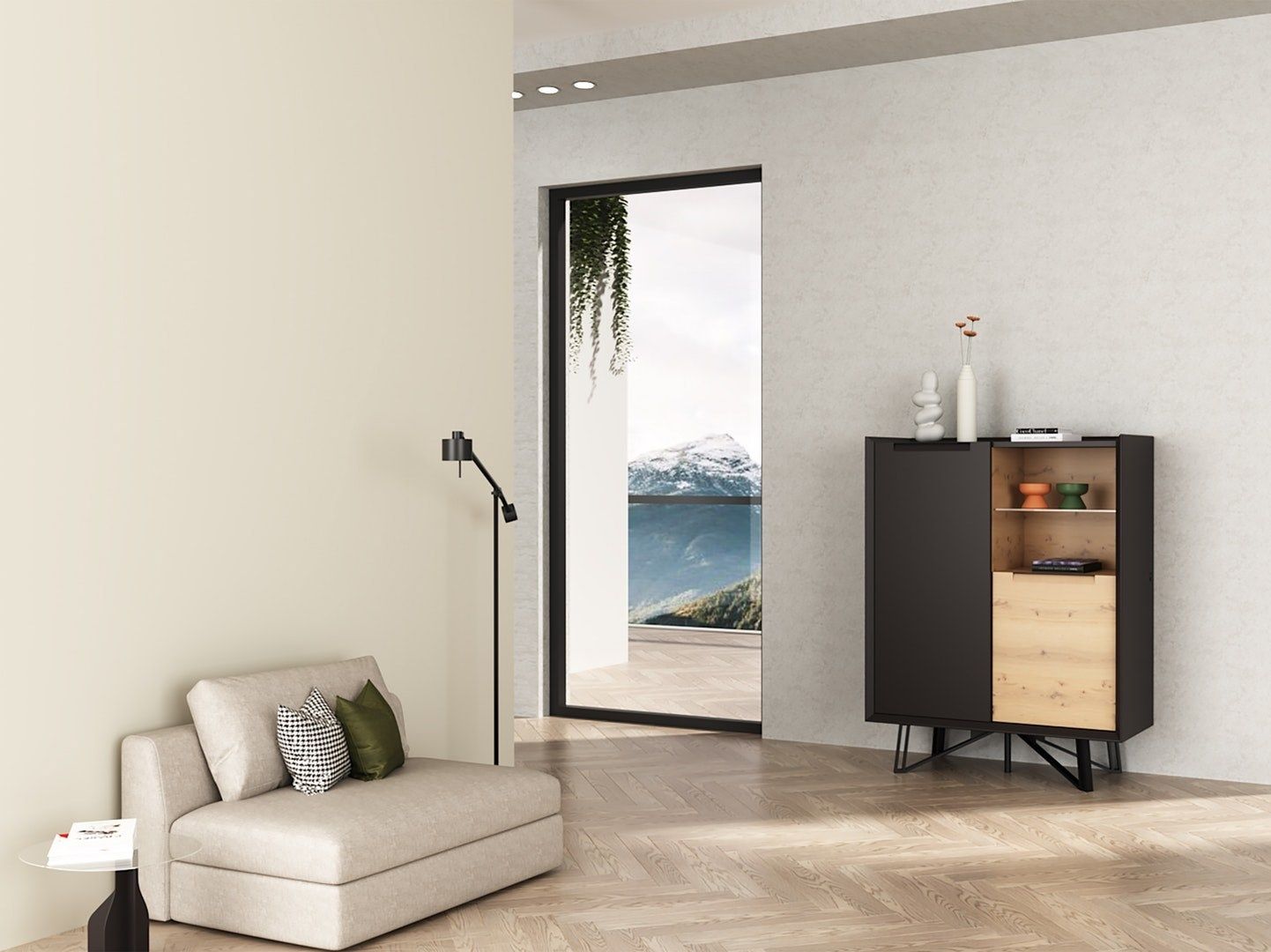 Шкаф с распашными дверцами animovel Тайга ARCH-00046531 - Вид №2