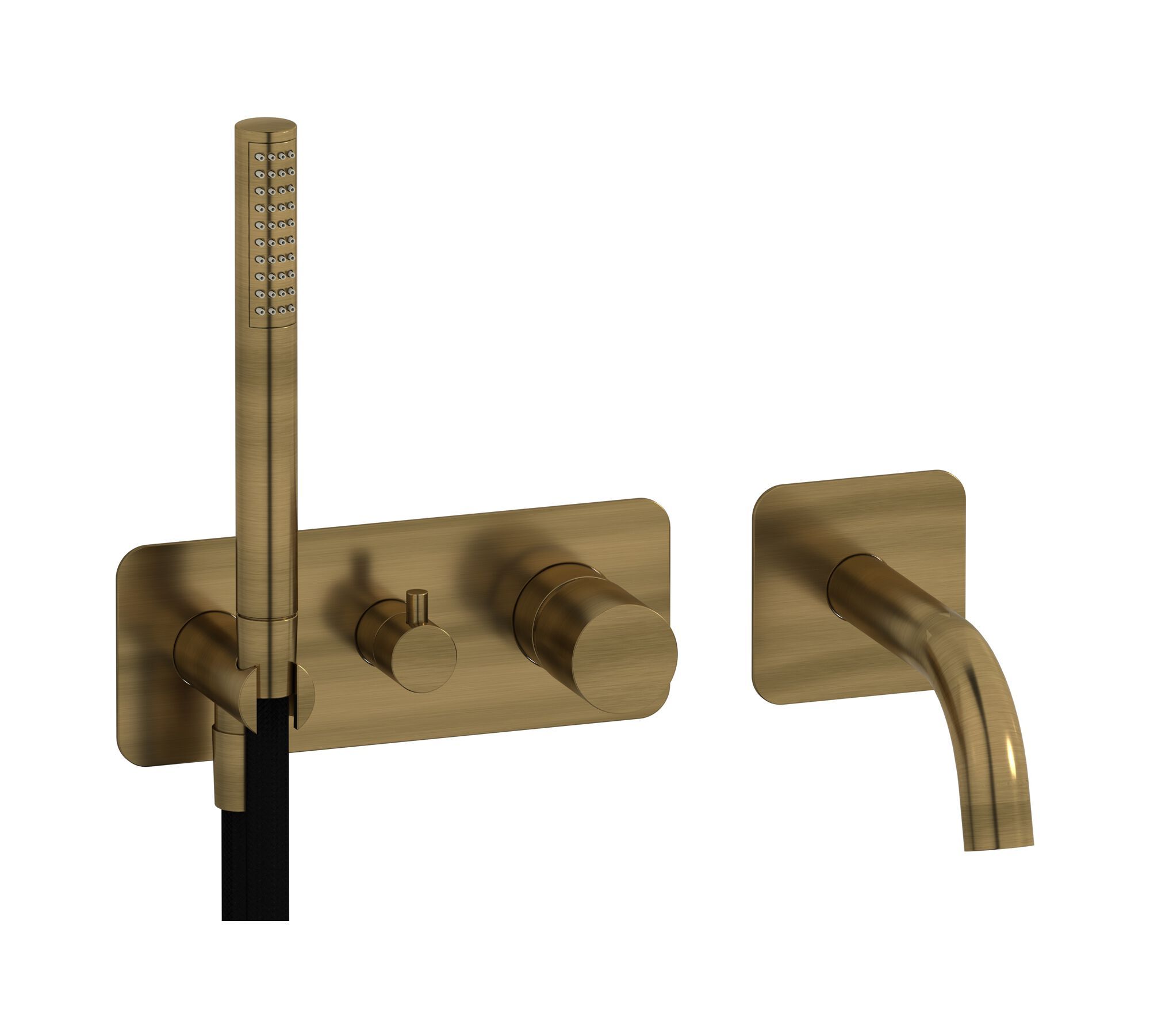 Смеситель для душа с 4 отверстиями и ручным душем IB Brera ARCH-00118002 - Вид №6