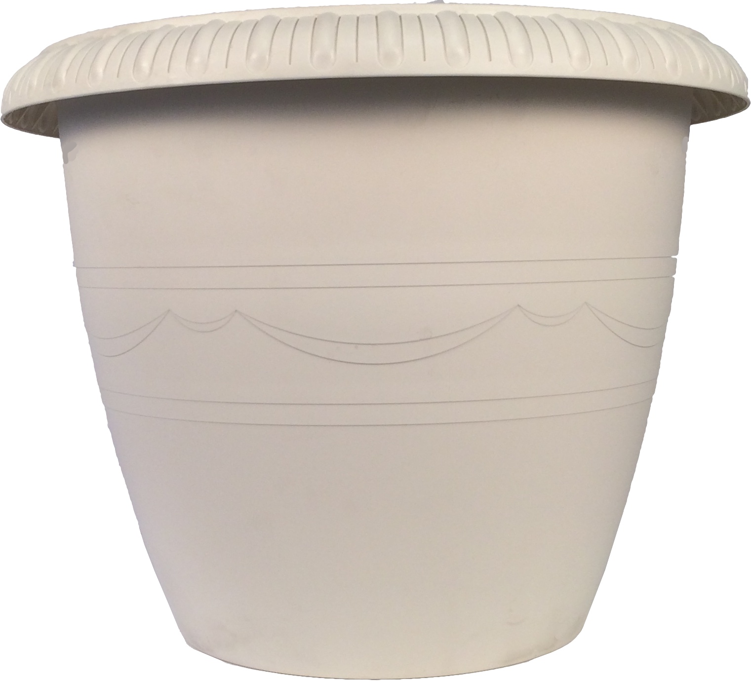 105-1 Горшок цветочный Le Jardin d=35 13 Л. Серый Цветочная коллекция 