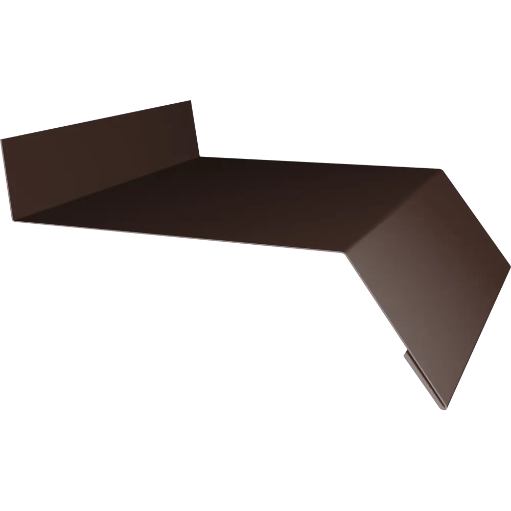 Отлив оцинкованный 100x2000 мм цвет коричневый 88309355 STLM-2032783 Santreyd 