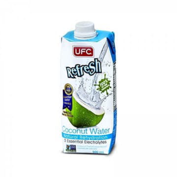Кокосовая вода без сахара UFC Refresh 500 мл Santreyd 28293 - Вид №1