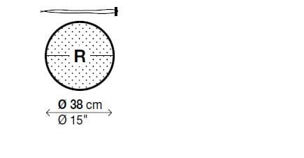 Открытый круглый сплошной цвет подушки Kristalia Lips ARCH-00060696 - Вид №31