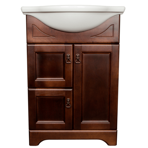 O-mebel напольная Тумба Классик 60 Орех Белый ORANGE sun-id-1517201 - Вид №1