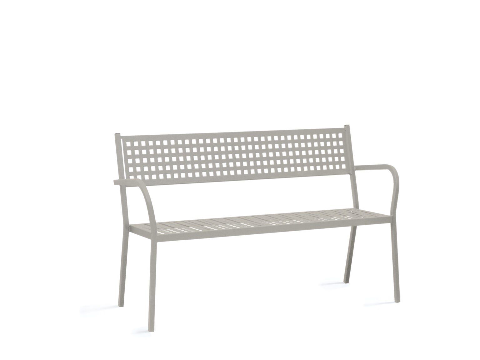 Металлическая садовая скамейка с подлокотниками Vermobil ARCH-00062963 - Вид №8