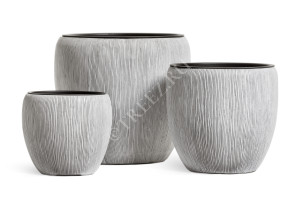 41.3320-06-044-IVR-49 Кашпо  Effectory - серия Wow - Конус-Чаша - Слоновая кость Цветочная коллекция