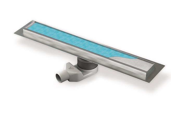 Цельнонержавеющий желоб ALPEN Klasik/Floor ALP N 950 K  - Вид №1