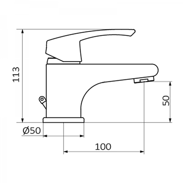 Смеситель для раковины TEN PRO GRB MIXERS 10521500  - Вид №1