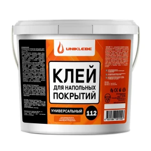 91612055 Клей монтажный Uniklebe 112 для напольных покрытий универсальный 1.3 кг STLM-0891649