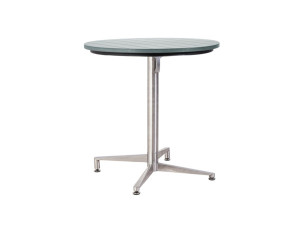 76.00.0070 Стол Победы Tradition Resysta Stone серый 70 круглый + Каркас стола Bistro складной из нержавеющей стали Mbm