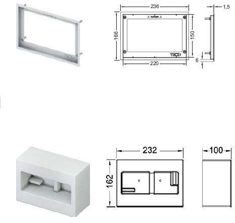 TECE Панель смыва для унитаза из нержавеющей стали sun-id-1502027 - Вид №5