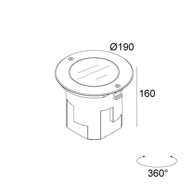 Напольная алюминиевая напольная светодиодная карта Deltalight Logic ARCH-00067669 - Вид №2