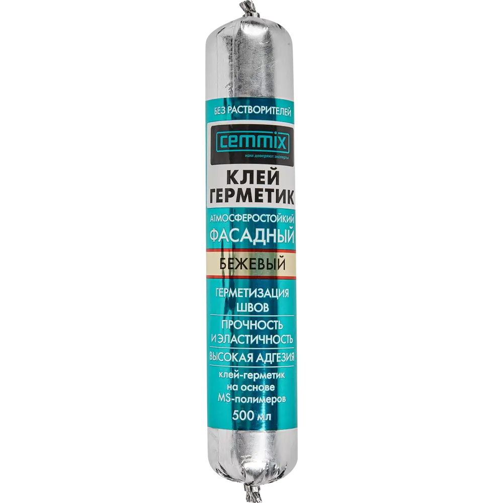 Фасадный клей-герметик CEMMIX для швов и соединений 500 мл 82577367 STLM-0030414