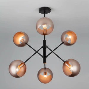 Подвесная люстра Eurosvet Corte 70057/6 перламутровое золото EUROSVET CORTE 187995 Золотой