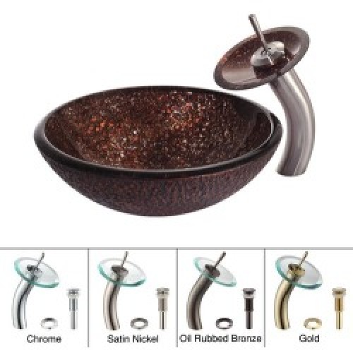 C-GV571-19mm-KGW1700 Накладная раковина на столешницу  прямоугольная Krausru  - Вид №2