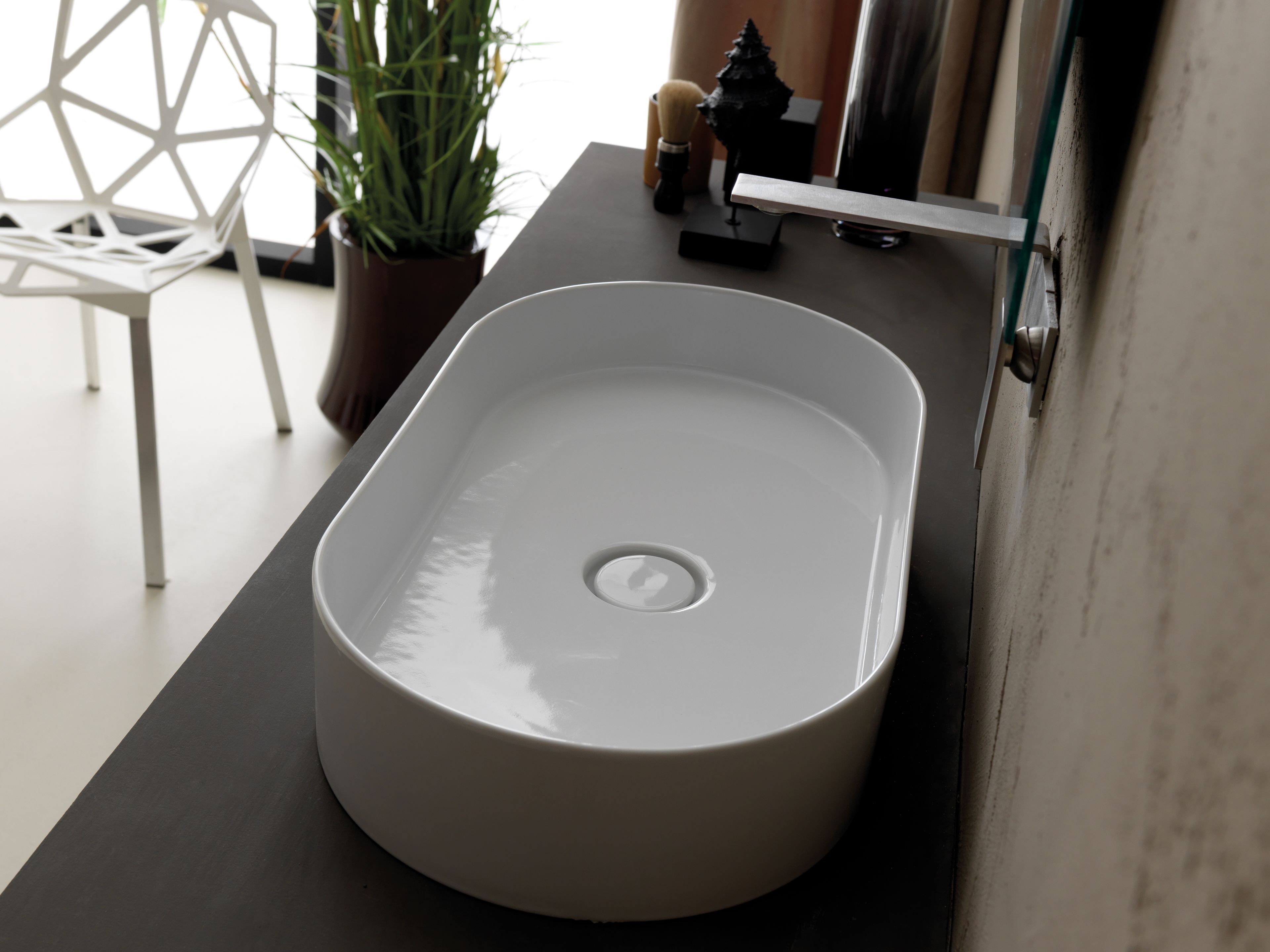 Керамическая овальная столешница Alice Ceramica HIDE ARCH-00111486 - Вид №3