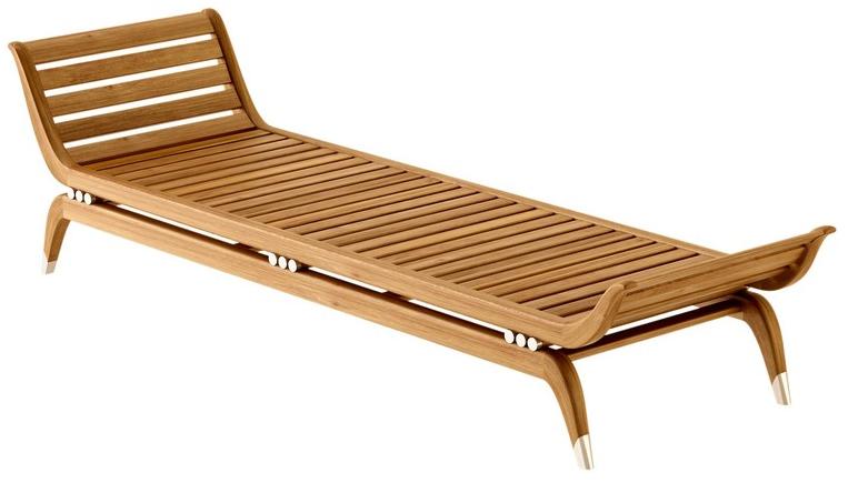 ASTELLO Садовая кушетка из тика Jonquille Jq.slf.l1 - Вид №1