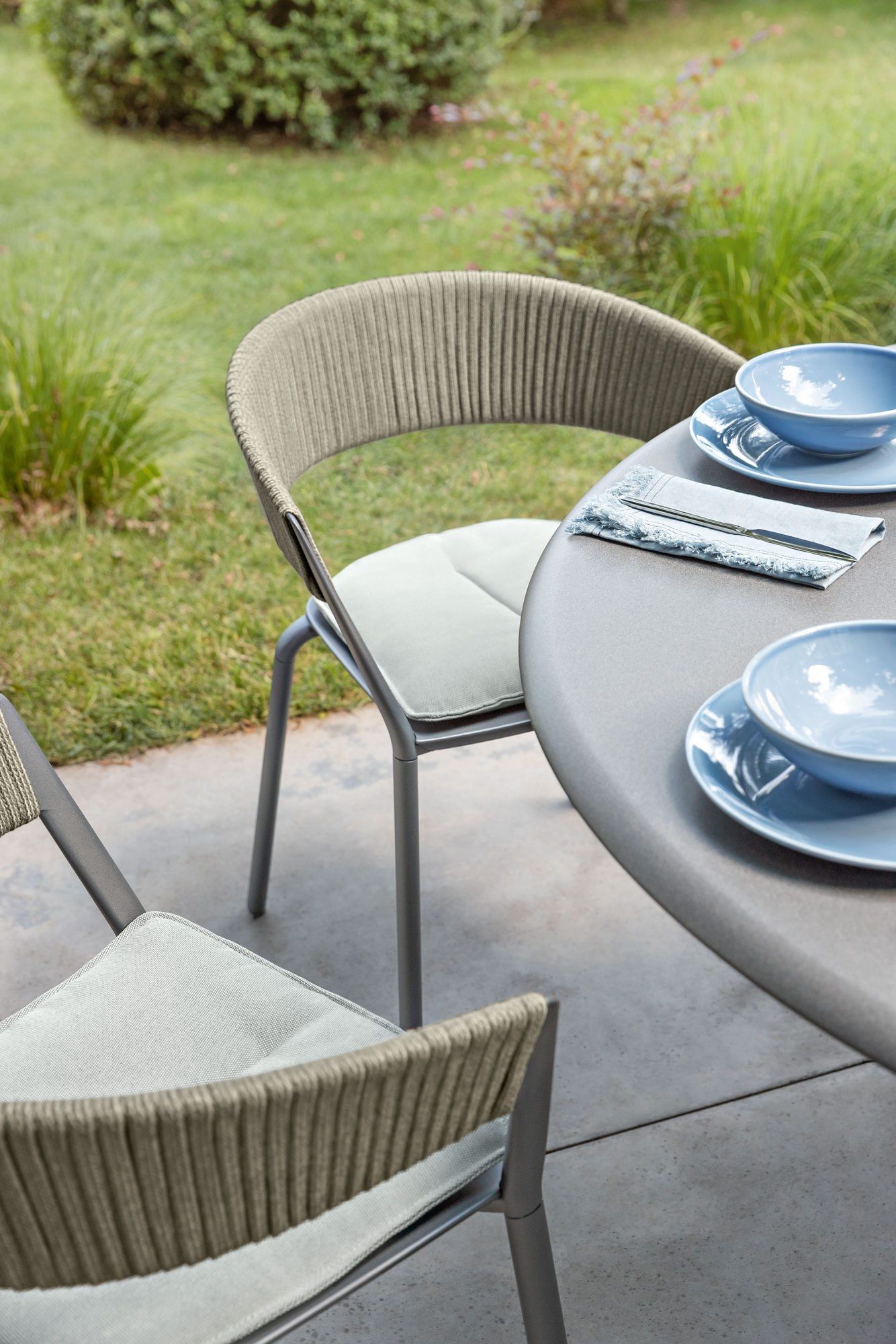 Алюминиевый и тканевый садовый стул с подлокотниками FAST Ria ARCH-00095179 - Вид №10