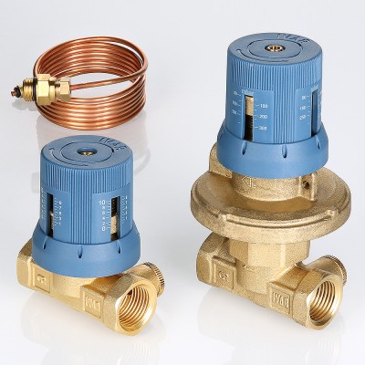 VT.040.G.30004 Автоматический регулятор перепада давлений в комплекте с запорно-регулировочным клапаном Valtec 1/2", 50–300 мбар  - Вид №5