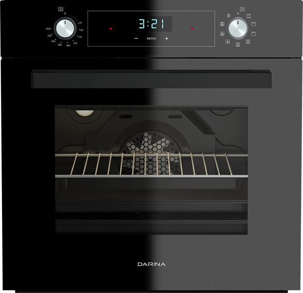 9903330 Электрический духовой шкаф Darina 0V5 BDE112 708 B1 черный STDN-0026563