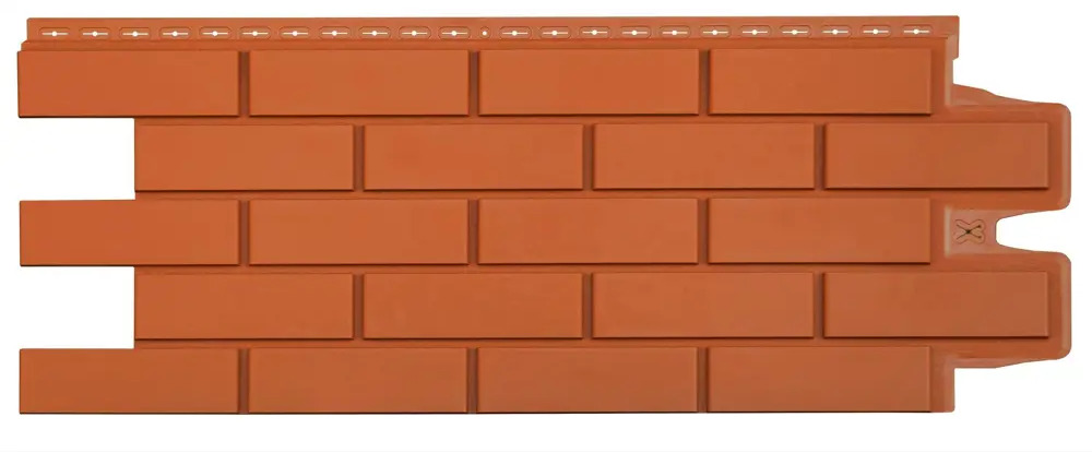 90572776 Фасадная панель Grand Line Клинкерный кирпич терракотовый 0.38м² STLM-1015448