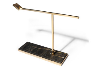 Беспроводная настольная лампа из мрамора и металла