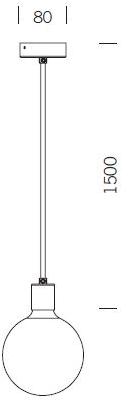 Olev Светодиодная подвесная лампа Simple sun-id-1371356 - Вид №1