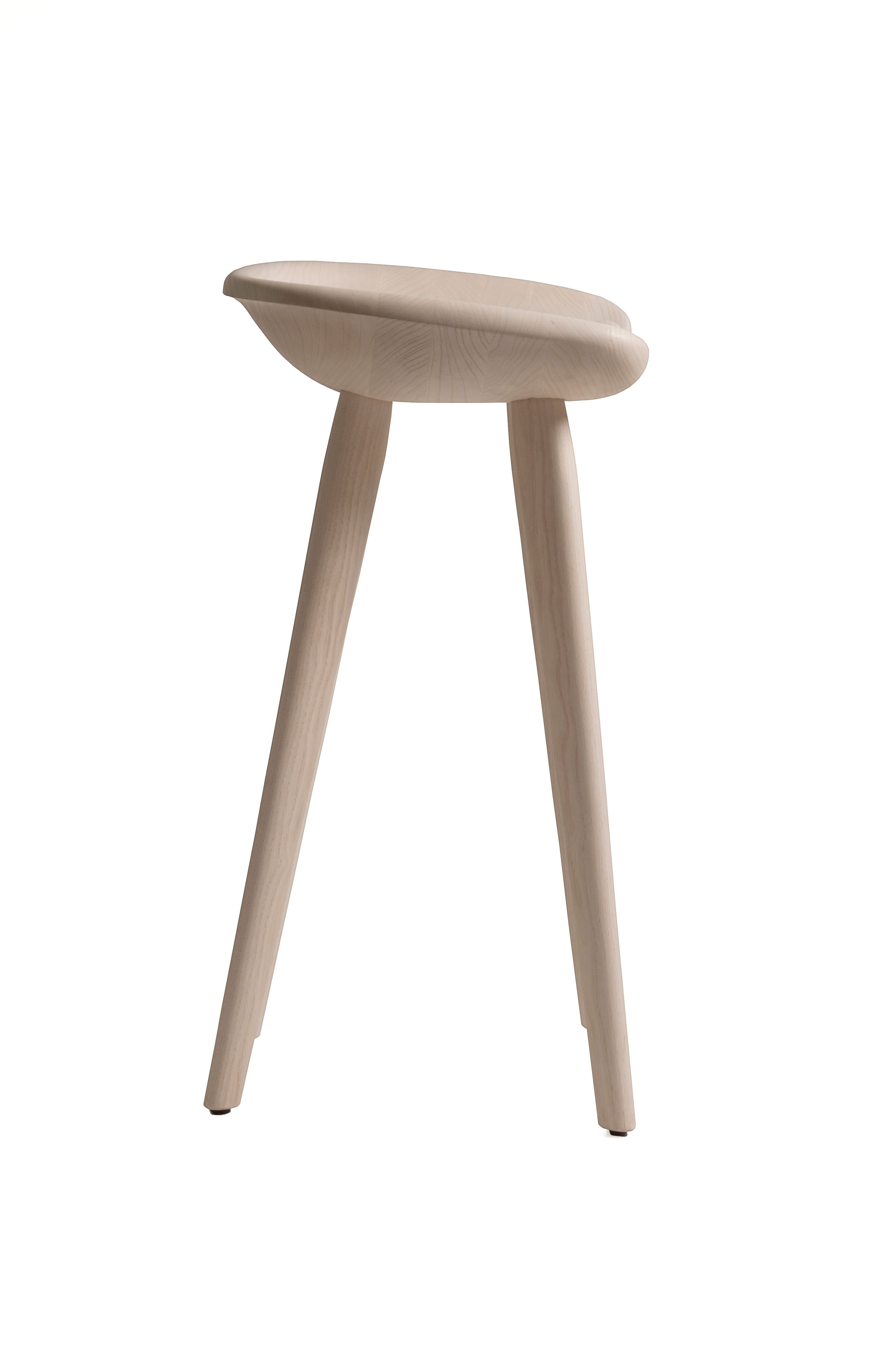 Табурет из массива дерева с подставкой для ног BassamFellows Трактор ARCH-00061645 - Вид №7