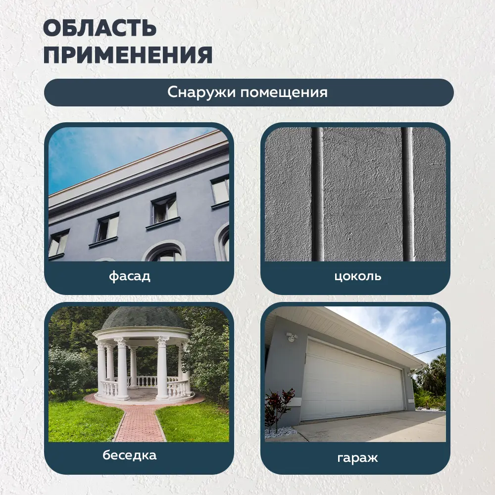 Краска акриловая декоративная фактурная Textura FARBITEX PROFI 7кг STLM-2051422 - Вид №5