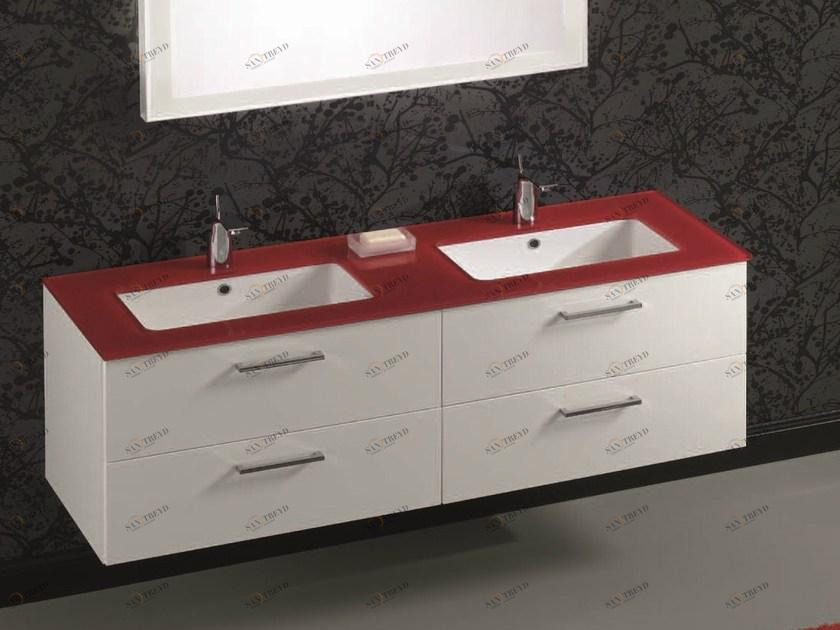 Mobiltesino Двойная тумба под умывальник с ящиками Formula elite F148